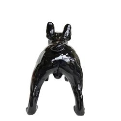 Figura Boston Terrier Osha, 52 x 25 x 41 cm, negro