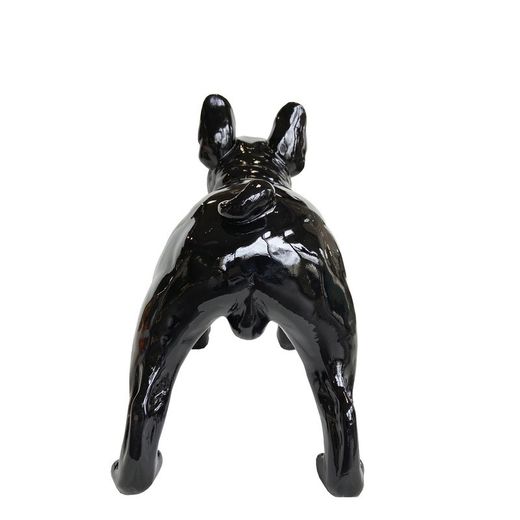 Figura Boston Terrier Osha, 52 x 25 x 41 cm, negro