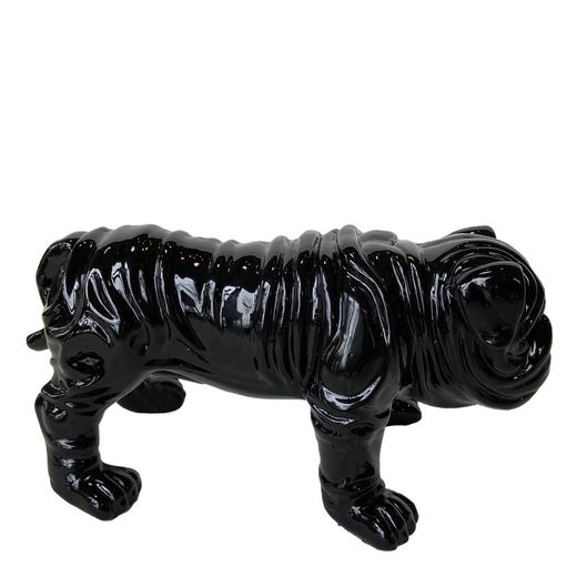 Figura Bulldog Troy, 23 x 14 x 11 cm, negro