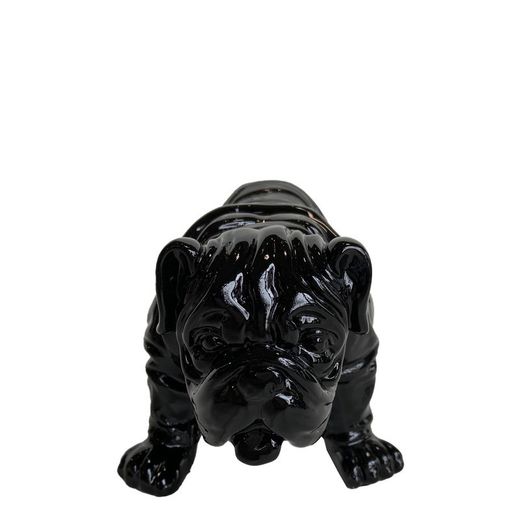 Figura Bulldog Troy, 23 x 14 x 11 cm, negro