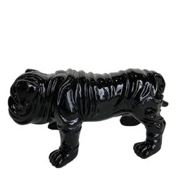 Figura Bulldog Troy, 23 x 14 x 11 cm, negro