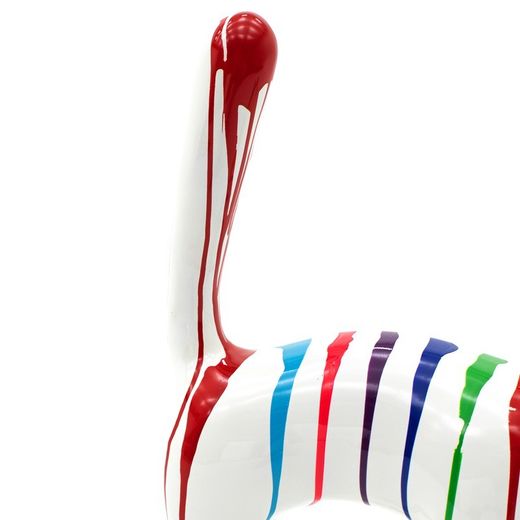Statua decorativa di gatto L, 62 x 25 x 76 cm, in poliresina multicolore | Collezione Bastet
