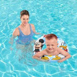 Flotteur Gonflable Bestway Mickey Mouse 48 cm pour Enfants 3-6 Ans