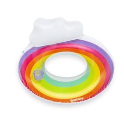 Flotteur gonflable Bestway Rainbow Dreams avec porte-gobelet multicolore 97 cm
