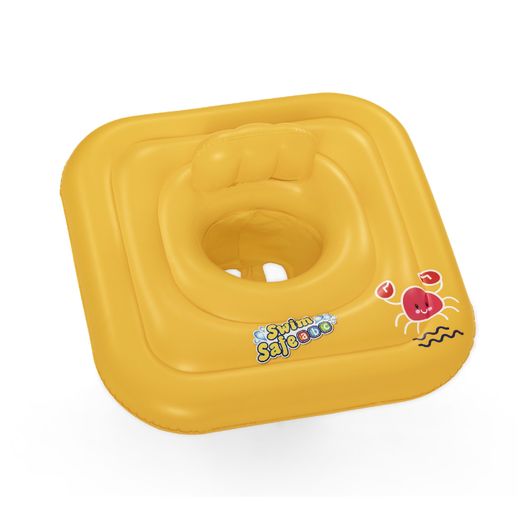 Flotteur Gonflable pour Bébé Bestway Swim Safe 72x24 cm Jaune avec Siège