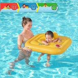 Flotteur Gonflable pour Bébé Bestway Swim Safe 72x24 cm Jaune avec Siège
