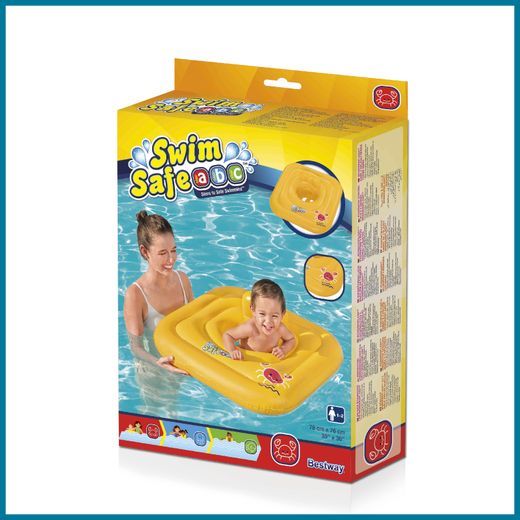 Flotteur Gonflable pour Bébé Bestway Swim Safe 72x24 cm Jaune avec Siège