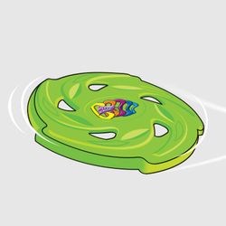 Frisbee para niños 24 cm, PVC resistente, juego al aire libre, +3 años