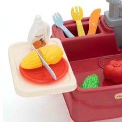 Lavandino per bambini, 45 x 26 x 39 cm, in polietilene multicolore | Collezione Basin of Wash