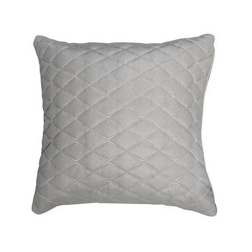 Copri-cuscino, 45 x 45 cm, tessuto imbottito grigio chiaro | Collezione Bonn