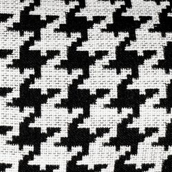 Copriviso, 55 x 30 cm, con stampa a pata de gallo nero/bianco | Collezione Ribe