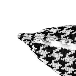 Copri-cuscino, 60 x 60 cm, con motivo a pata di gallo nero/bianco | Collezione Ribe