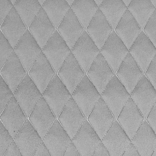 Funda de cojín, 60 x 60 cm, con tejido acolchado color gris claro | Colección Bonn