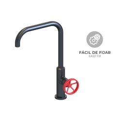 Grifo de Cocina K2O Delta, Monomando con Caño Giratorio y Aireador