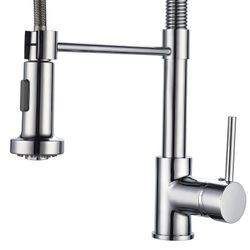 Grifo de Cocina K2O Dock, Caño Giratorio 360° y Extraíble, Monomando