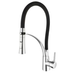 Grifo de Cocina K2O Splash con Caño Giratorio y Extraíble, Monomando, Aireador