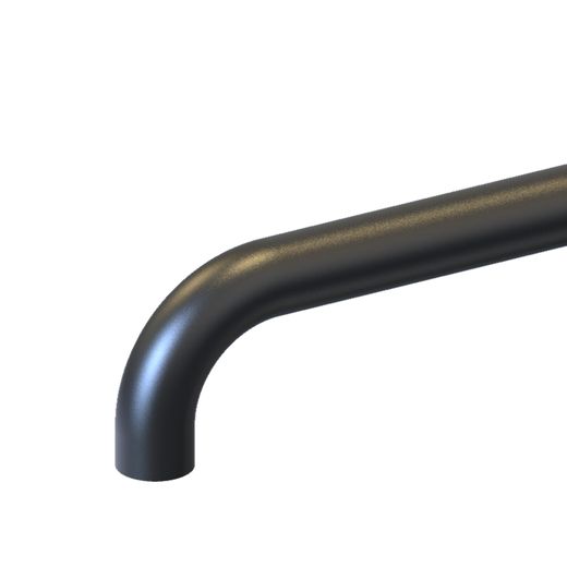 Grifo de lavabo K2O Chillout Delta Alto, negro rojo, monomando con aireador