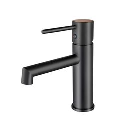 Grifo de lavabo Lusso Zen negro mate, monomando con aireador y cartucho cerámico