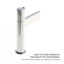 Grifo de lavabo K2O Zenit monomando cromado con aireador y cartucho cerámico