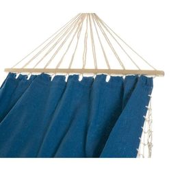 Hamaca con flecos, 200 x 100 x 28 cm, de algodón en azul | Colección Sea Side