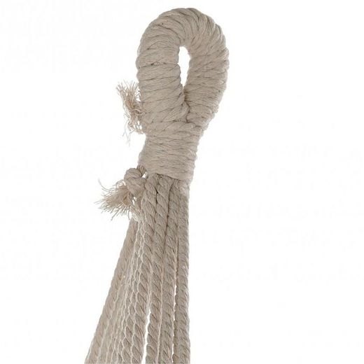 Hamaca con flecos, 274 x 80 x 28 cm, de algodón en turquesa | Colección Sea Side