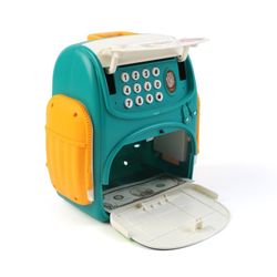 Cassaforte per bambini, 18 x 10 x 20 cm, in polietilene multicolore | Collezione Money Safe