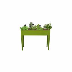 Huerto Urbano Gardiun Nature Grove II en Metal 60x30x80 cm, Color Verde, Capacidad 36 Litros – Jardín Vertical para Interior y Exterior