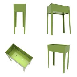 Huerto Urbano Gardiun Nature Grove II en Metal 60x30x80 cm, Color Verde, Capacidad 36 Litros – Jardín Vertical para Interior y Exterior