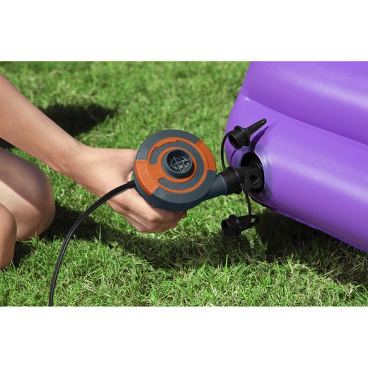 Pompa Elettrica Bestway 12V con Adattatori per Gonfiabili