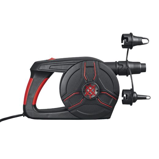 Pompa Elettrica Portatile AC Power Grip Bestway con 3 Adattatori per Valvole, Nero