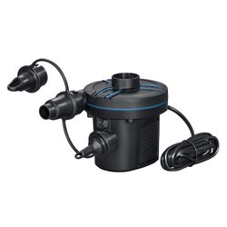 Inflador Eléctrico Portátil AC Power Grip Bestway 3 Adaptadores Válvulas