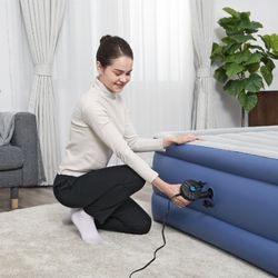 Inflador Eléctrico Portátil DC Power Touch Bestway 3 Adaptadores Válvulas Toma 12V