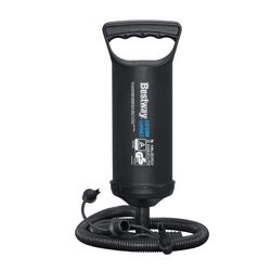 Pompe à air manuelle Bestway Air Hammer 30 cm avec tuyau flexible 80 cm et 3 adaptateurs