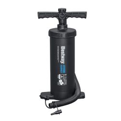 Pompa Manuale Bestway Air Hammer 37 cm con Tubo Flessibile 80 cm e 3 Adattatori