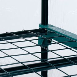 Estufa Gardiun Leaf I em PVC e aço, 3 prateleiras, 69x49x130 cm, verde, com porta com zíper – Ideal para cultivo interno e externo.
