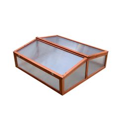 Invernadero Gardiun Wooden II 90x82x32 cm en Madera y Policarbonato - Jardín Interior Resistente y Estético