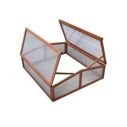 Invernadero Gardiun Wooden II 90x82x32 cm en Madera y Policarbonato - Jardín Interior Resistente y Estético