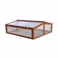 Invernadero Gardiun Wooden II 90x82x32 cm en Madera y Policarbonato - Jardín Interior Resistente y Estético