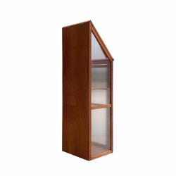 Invernadero Gardiun Wooden III 35x41x132 cm Vertical en Madera y Policarbonato - Jardín Interior con Estructura de Madera y Panel de Policarbonato Transparente para Cultivo en Casa
