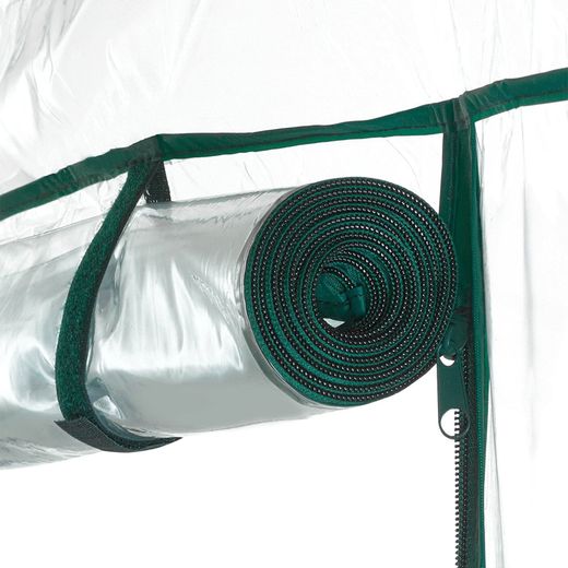 Invernadero PVC Gardiun Doble Leaf 143x143x195 cm con 4 Estantes Dobles para Cultivo Interior y Exterior