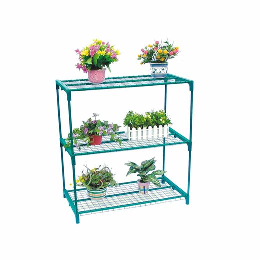 Invernadero PVC Gardiun Leaf I 49x69x125 cm con Recubrimiento de Polietileno, 3 Estantes y Suelo - Ideal para Cultivo Interior y Exterior