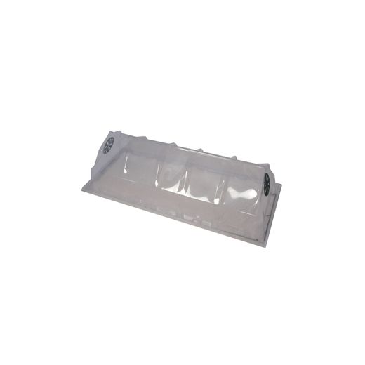 Invernadero Túnel Mini Lia 115x50x30 cm con Ventilación - Ideal para Jardín y Terraza, Cultivo Interior Seguro y Ecológico