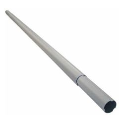 Tubos para enrollacobertor piscina 5,4-7,2 m, aluminio estriado, Kokido