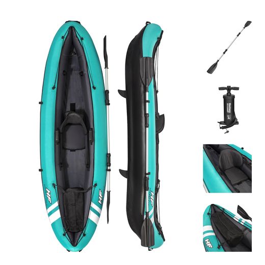 Kayak Gonflable Bestway Hydro-Force Ventura 280x86 cm 1 Personne avec Pompe et Pagaie