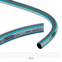 Kit Manguera Jardín Gardena Classic 20 m con Soporte y Lanza Ajustable