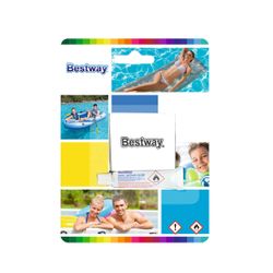 Kit de Réparation Piscines Bestway Patchs et Colle Transparente