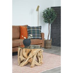 Lámpara de pie, 25 x 25 x 150 cm, de acero en dorado | Colección  París