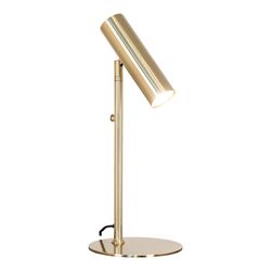 Lampada da tavolo, 20 x 20 x 47 cm, in acciaio dorato | Collezione Parigi