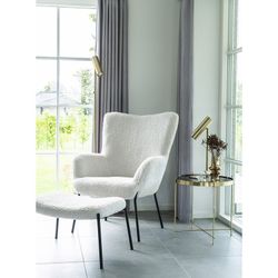 Lampada da tavolo, 20 x 20 x 47 cm, in acciaio dorato | Collezione Parigi