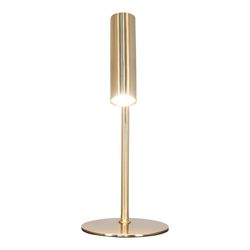 Lampada da tavolo, 20 x 20 x 47 cm, in acciaio dorato | Collezione Parigi